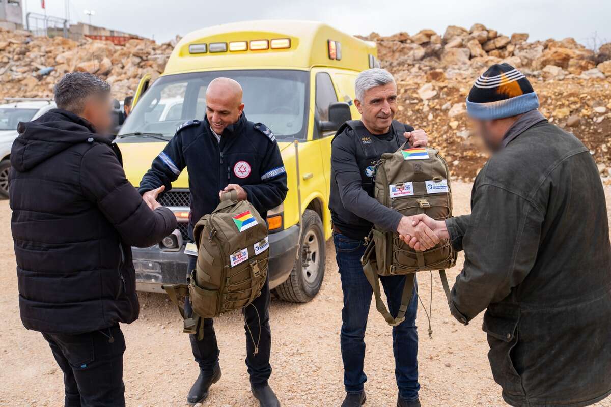 הדרכת החובשים | צילום: דוברות מד"א