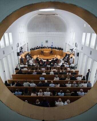 רעיון האמת הנצחית של האל הומר בעידן המודרני לרעיון החוקה. בית המשפט העליון | הדס פרוש, פלאש 90