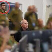 שמואלביץ' מאחורי שר הביטחון גלנט בתחילת המלחמה | דובר צה"ל