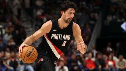 כוכב נבחרת ישראל, דני אבדיה, במדי פורטלנד טרייל-בלייזרס | AFP