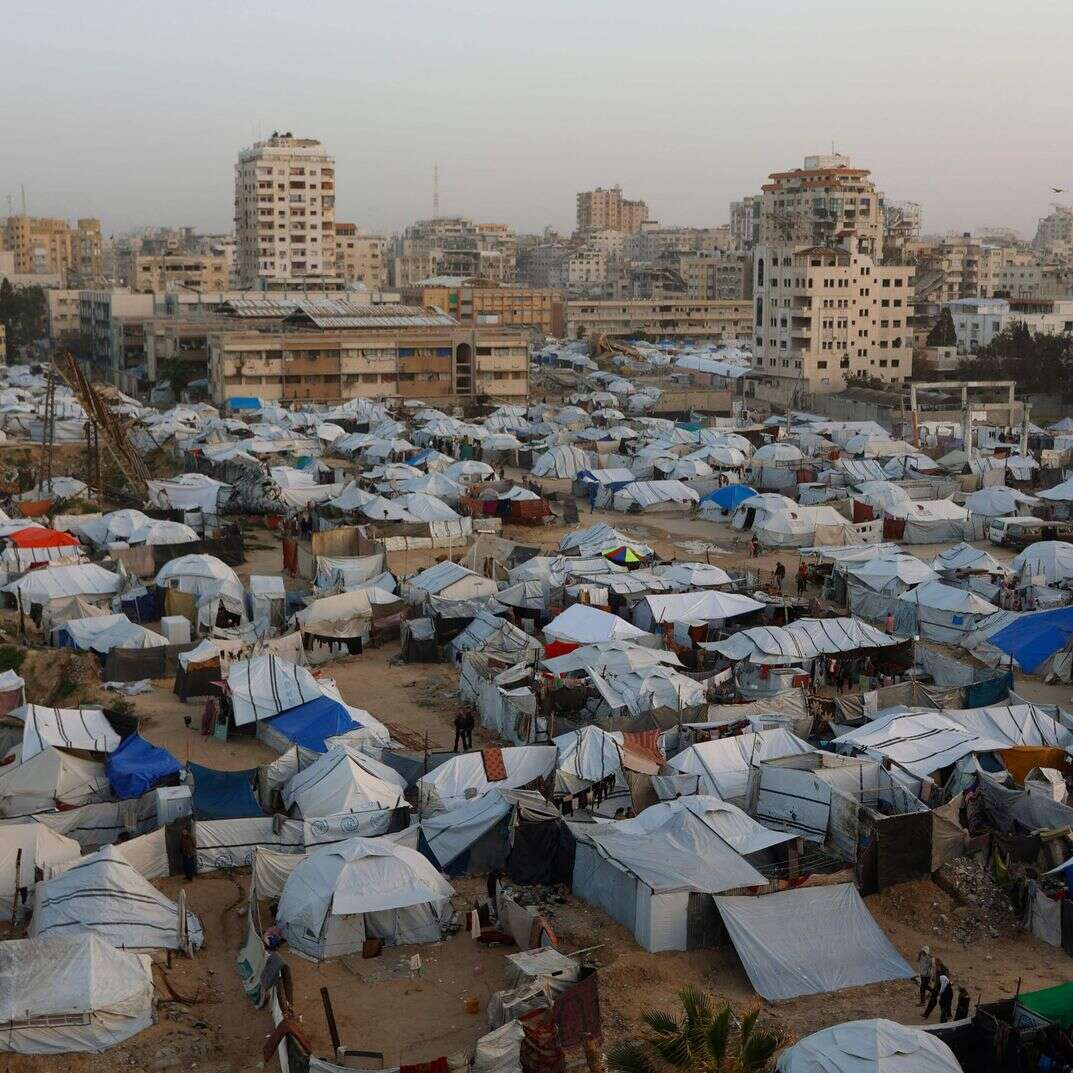 אוהלים ברצועת עזה | AFP אוהלים ברצועת עזה | AFP