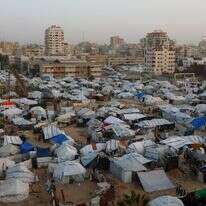 אוהלים ברצועת עזה | AFP אוהלים ברצועת עזה | AFP