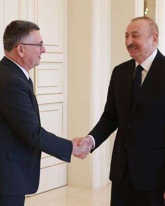 שר החוץ גדעון סער בפגישה עם נשיא אזרבייג'ן אילהם אלייב | שלו מן שר החוץ גדעון סער בפגישה עם נשיא אזרבייג'ן אילהם אלייב | שלו מן