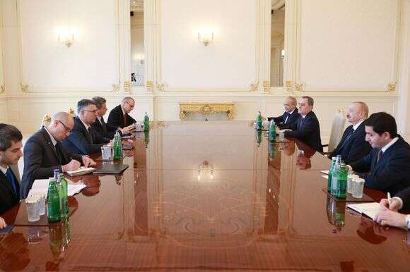 שר החוץ גדעון סער בפגישה עם נשיא אזרבייג'ן אילהם אלייב | שלו מן שר החוץ גדעון סער בפגישה עם נשיא אזרבייג'ן אילהם אלייב | שלו מן