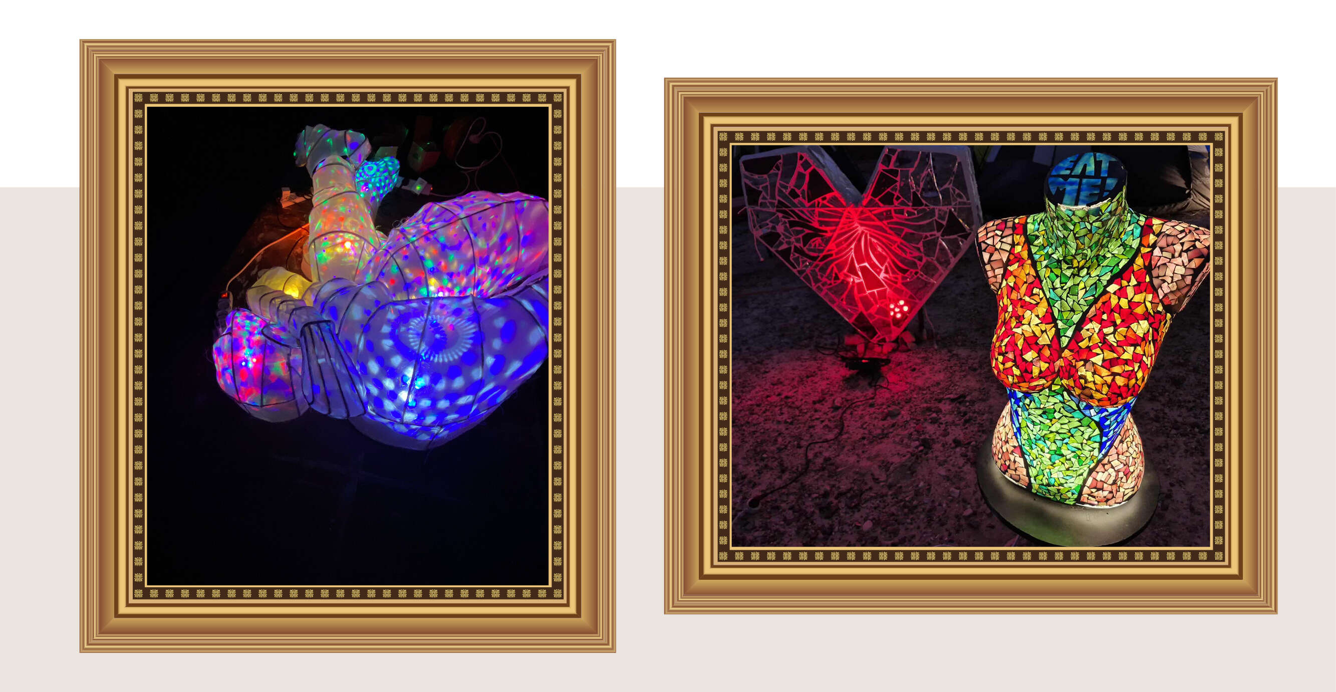 העבודות של איתי פיינגולד ושל ניצן פלד | באדיבות האמנים העבודות של איתי פיינגולד ושל ניצן פלד | באדיבות האמנים