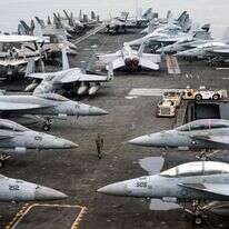 נושאת המטוסים אברהם לינקולן | AFP