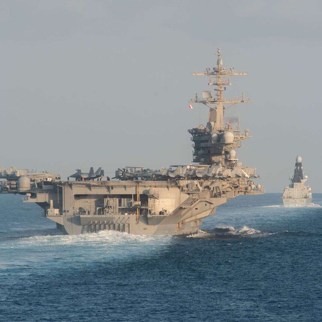 נושאת המטוסים אברהם לינקולן | AFP