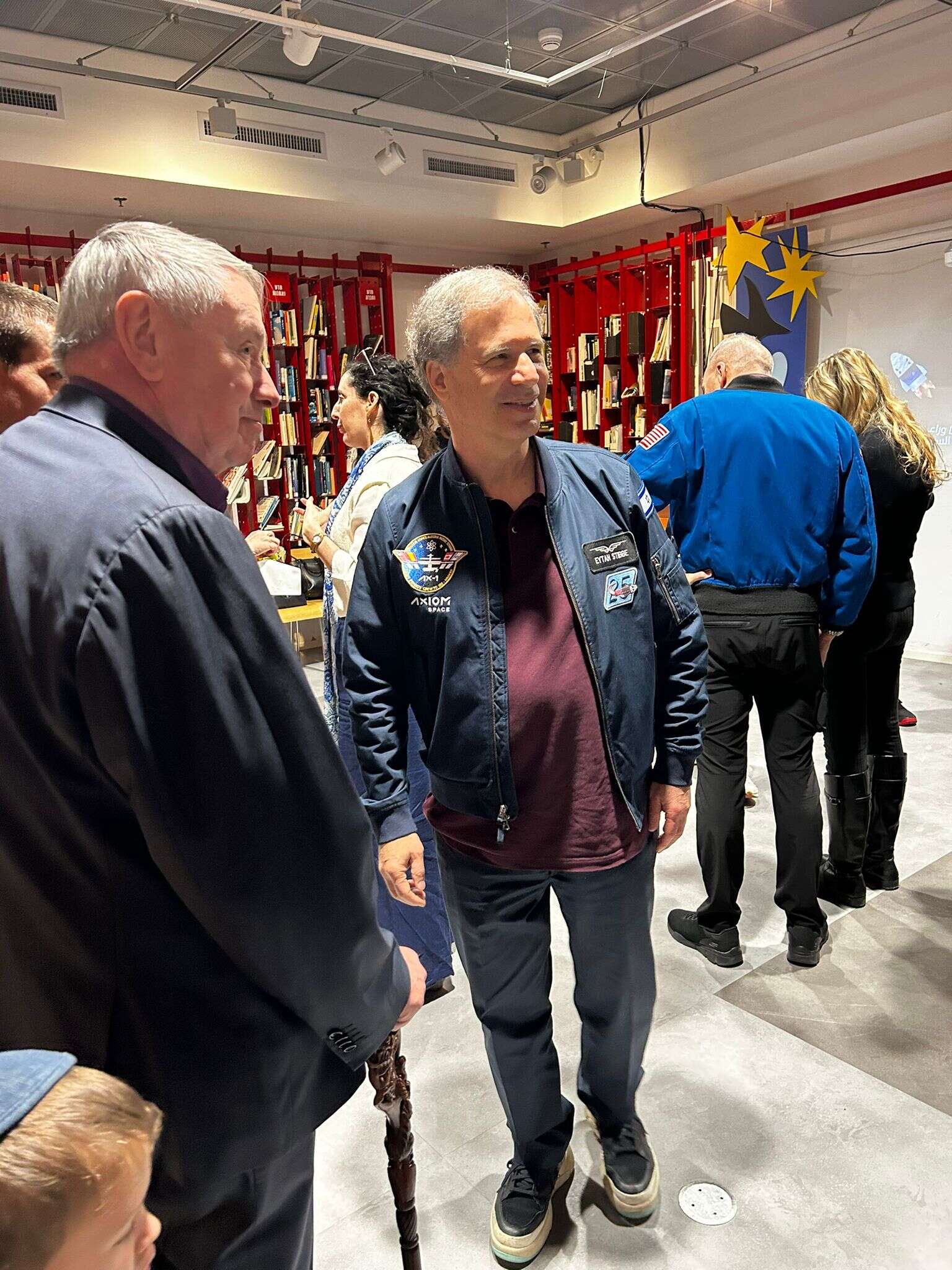 איתן סטיבה בשבוע החלל הישראלי | ללא קרדיט