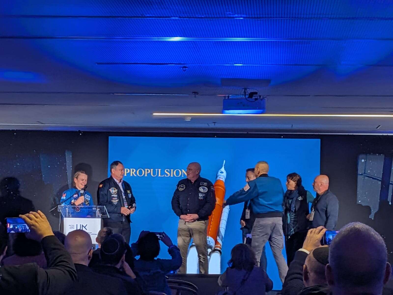 קבוצת האסטרונאוטים הזרים בשבוע החלל הישראלי | ללא קרדיט