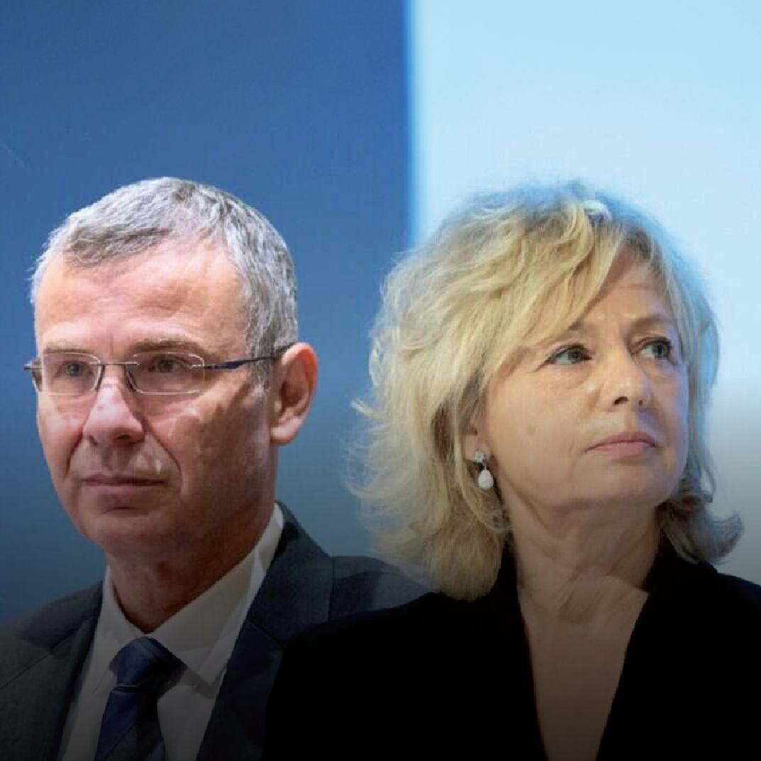 היועמ"ש גלי בהרב-מיארה והשר יריב לוין | חיים גולדברג ויונתן זינדל - פלאש 90.