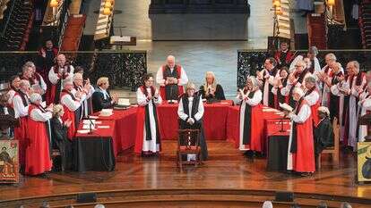 מלאלי בטקס האישור בקתדרלת סנט פול, השבוע | אי.פי.איי