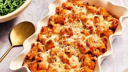 פסטה אפויה מוקרמת | ג'סטין טסוקאלס, עיצוב אוכל, מארי אוסטרוסקי עבור הוושינגטון פוסט