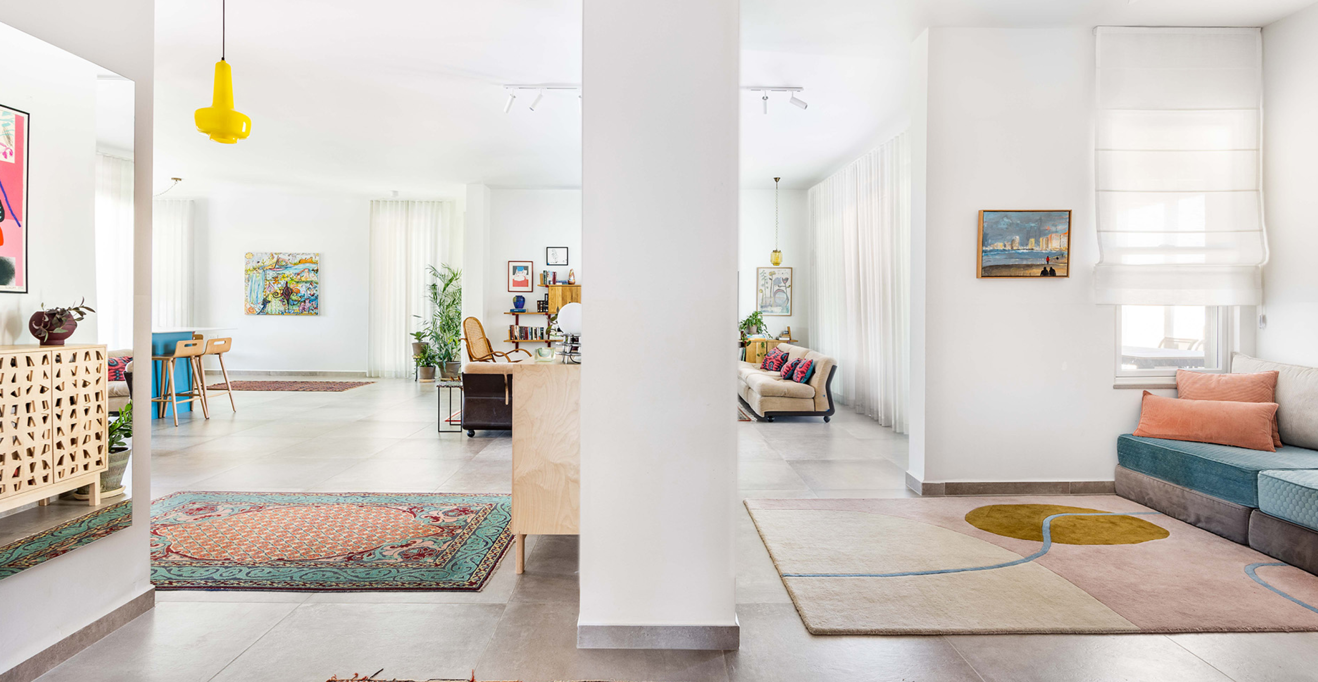 זרימה וקשר עין בין האזורים השונים  של החלל המשותף | אורית ארנון