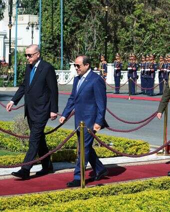 סיסי וארדואן בקהיר, היום | EPA