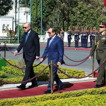 סיסי וארדואן בקהיר, היום | EPA