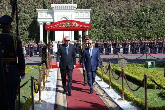 סיסי וארדואן בקהיר, היום | EPA