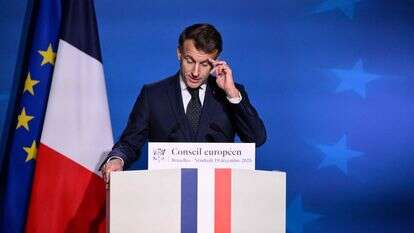 עמנואל מקרון | JOHN THYS / AFP