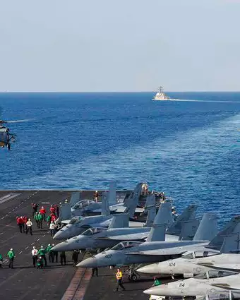 נושאת המטוסים לינקולן | AP נושאת המטוסים לינקולן | AP