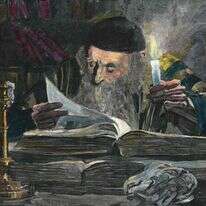 הספן התלמודי בוחר בציר הארוך ביותר "סוגיה תלמודית קשה", ציור מאת אייזק סנואומן | גטי אימג'ס