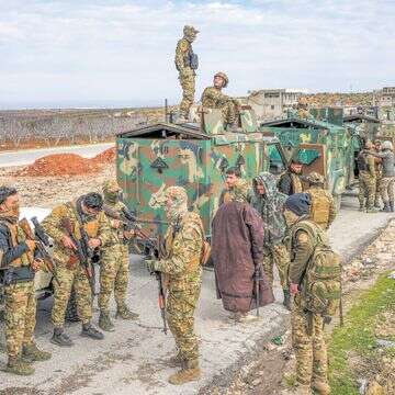 המטרה היא יציבות. כוחות א־שרע ממזרח לחלב, בדרכם לנהר פרת | EPA