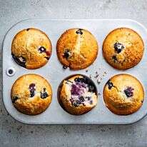 מאפינס אוכמניות עם 3 מרכיבים | סקוט סוצ'מן עבור הוושינגטון פוסט