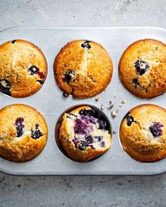 מאפינס אוכמניות עם 3 מרכיבים | סקוט סוצ'מן עבור הוושינגטון פוסט