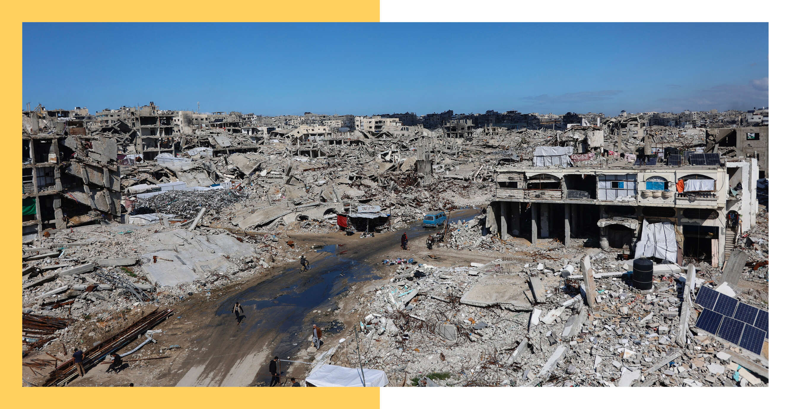 הריסות בעזה | AFP