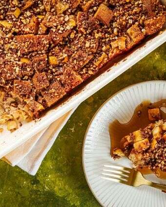 פרנץ’ טוסט אפוי עם תפוחים וקינמון – ארוחת בוקר חגיגית בלי לחץ | ריי לופז, וושינגטון פוסט