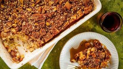 פרנץ’ טוסט אפוי עם תפוחים וקינמון – ארוחת בוקר חגיגית בלי לחץ | ריי לופז, וושינגטון פוסט