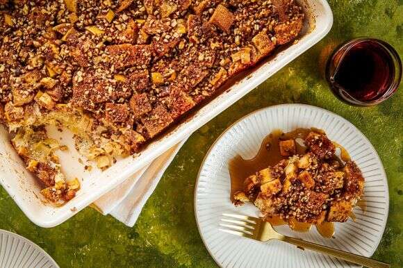 פרנץ’ טוסט אפוי עם תפוחים וקינמון – ארוחת בוקר חגיגית בלי לחץ | ריי לופז, וושינגטון פוסט