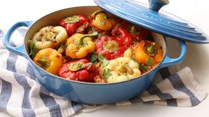 פלפלים ממולאים – המתכון שממנו לומדים להכין ממולאים | אפרת ליכטנשטט