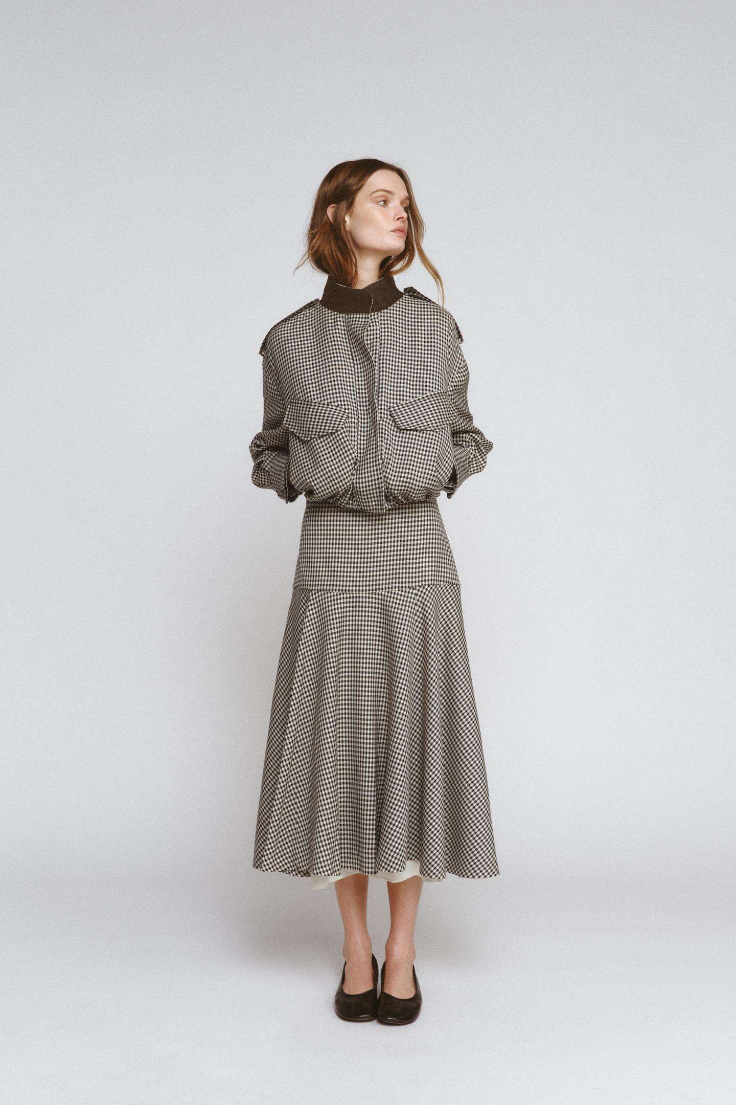 ז'קט בומבר משובץ 599 ש"ח | יח"צ זארה