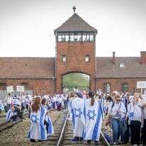 מצעד החיים באתר מחנה אושוויץ-בירקנאו בפולין 2025 | שלומי כהן - פלאש 90