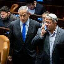 ראש הממשלה בנימין נתניהו והשר לביטחון לאומי איתמר בן גביר | יונתן זינדל, פלאש 90