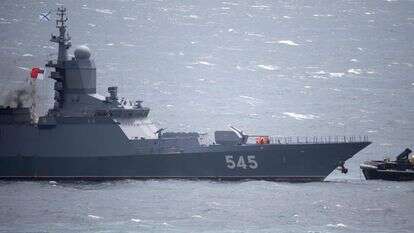 ספינת קורבטה של הצי הרוסית | AFP