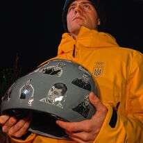 ולדיסלב הראסקביץ' האוקראיני במהלך אימון סקלטון באולימפיאדת החורף | AP