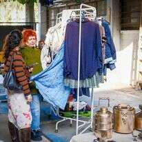 יריד יד שנייה בדרום תל אביב, ב-14 בפברואר 2025 | דור פזואלו/FLASH90