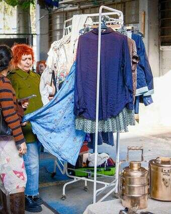 יריד יד שנייה בדרום תל אביב, ב-14 בפברואר 2025 | דור פזואלו/FLASH90