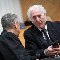 עו"ד ציון אמיר, נציגו של שר המשפטים יריב לוין, בדיון בבג"ץ, היום | חיים גולדברג, פלאש 90