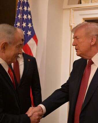 טראמפ ונתניהו בפגישתם בבית הלבן | אבי אוחיון, לע"מ