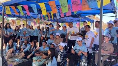 מחנה אילת 2026 של עמותת “שמחה לילד", בין המשתתפים נכח גם מנכ״ל משרד הרווחה, ינון אהרוני | דניאל אדרי