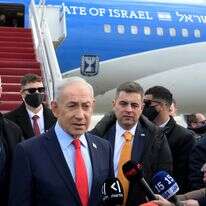 רה"מ נתניהו טרם ההמראה ארצה | אבי אוחיון, לע"מ