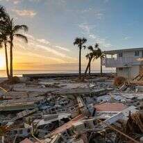 הרס שנוצר מהוריקן מילטון בפלורידה | שאטרסטוק