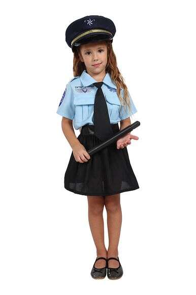 שוטרת סיור תחפושת לילדים, 40 ש"ח. ניתן להשיג במבצע 3 ב100 | יחצ מקס סטוק