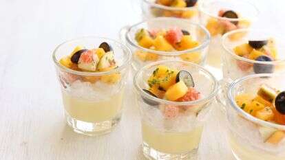 כוס קטנה של אושר: קרם לימון וטפיוקה | צילום : אפרת ליכטנשטט