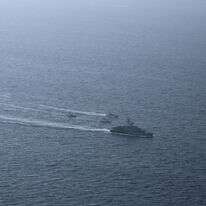 תרגיל משמרות המהפכה האיראניים במפרץ הפרסי | Sepahnews via AP תרגיל משמרות המהפכה האיראניים במפרץ הפרסי | Sepahnews via AP