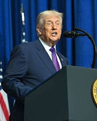 נשיא ארה"ב טראמפ בכינוס הראשון של "מועצת השלום" | AFP