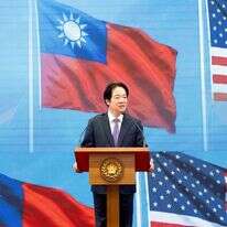 נשיא טייוואן לאי צ'ינג-טה נואם במהלך מסיבת עיתונאים בנושא "שותפות שגשוג כלכלי בין טייוואן לארה"ב" בטאיפיי | משרד הנשיאות של טייוואן באמצעות AP נשיא טייוואן לאי צ'ינג-טה נואם במהלך מסיבת עיתונאים בנושא "שותפות שגשוג כלכלי בין טייוואן לארה"ב" בטאיפיי | משרד הנשיאות של טייוואן באמצעות AP