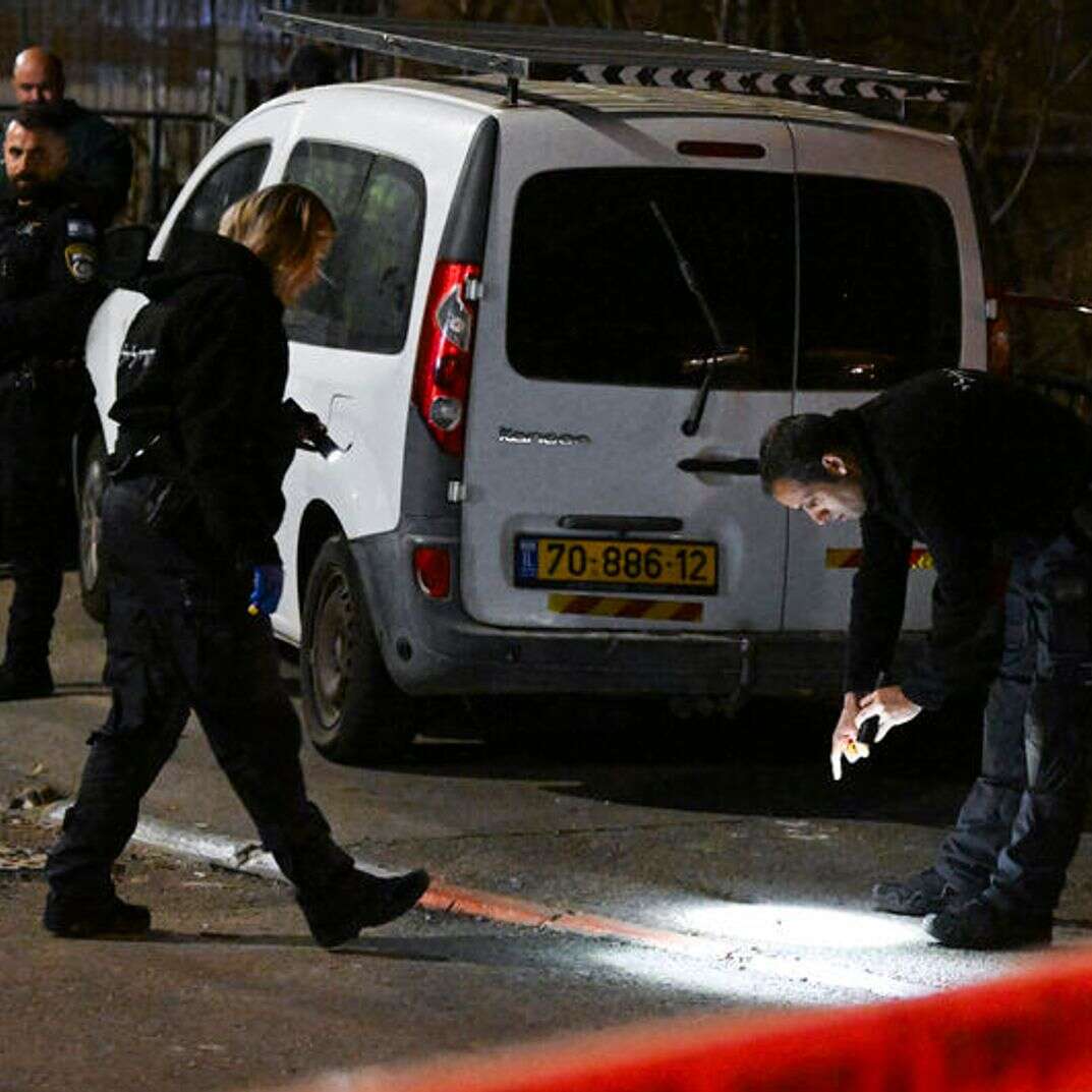 זירת חיסולם של שני גברים ערבים בשכונת חליסה בחיפה, אתמול | פלאש 90 זירת חיסולם של שני גברים ערבים בשכונת חליסה בחיפה, אתמול | פלאש 90