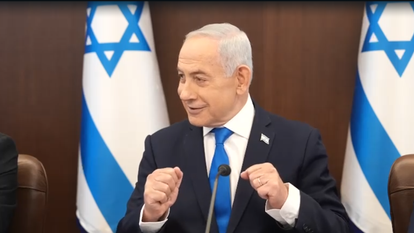 ראש הממשלה בנימין נתניהו בישיבת הממשלה, היום | עומר מירון/לע"מ